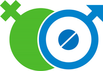 sex contraception tablet symbol 