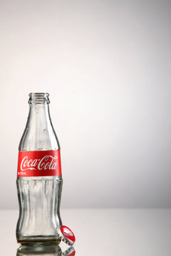 empty coca cola bottle