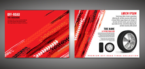 Tire Brochure Template © Double Brain