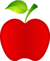 red apple