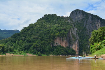 Fototapeta na wymiar Mekong Luang Prabang Laos