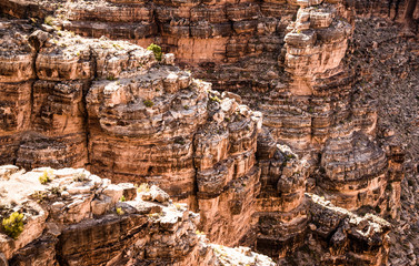rocks in canyon
