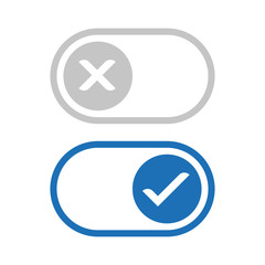 On off icon. Switch button. Vector illustration.