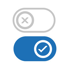 On off icon. Switch button. Vector illustration.