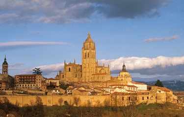 Fototapeta premium View of Segovia , Spain 