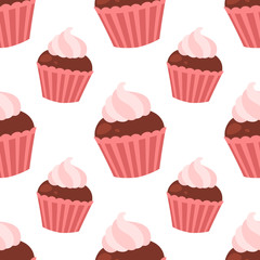 Chocolate muffin pattern