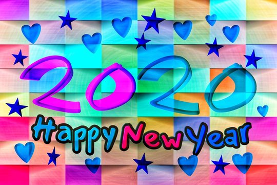 Happy new year 2020 banner. Happy New Year 2020 Design
