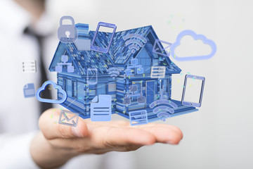 Smart home and future concept
