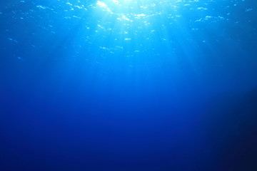 Water surface and sunlight