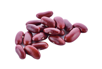 Red bean isolated on white background