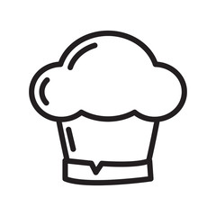 Chef Hat Icon Vector Design Template