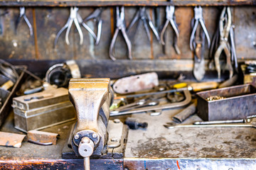old workbench