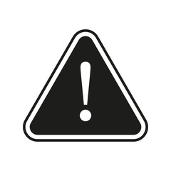 Alert sign icon. Warning and exclamation symbol. Vector illustration.