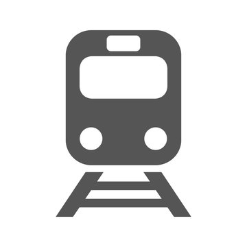 Train vector icon on white background. Flat vector train icon symbol sign. EPS 10
