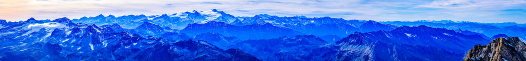 view at the kitzsteinhorn mountain in austria