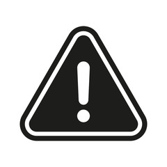 Alert sign icon. Warning and exclamation symbol. Vector illustration.