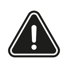 Alert sign icon. Warning and exclamation symbol. Vector illustration.