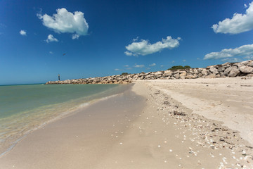 Calm sunny beach