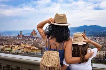 Photo sur Plexiglas Florence Great view of Florence and Cathedral of Santa Maria Del Fiore