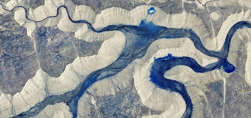 duel of mermaids,  abstract photography of the deserts of Africa from the air, aerial view of...