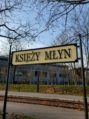 Dzielnica mieszkaniowa Księży Młyn. Łódź, Polska. © michalsen