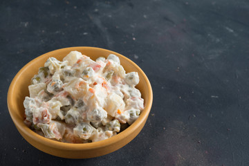 traditional russian salad 