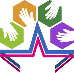 star hands logo