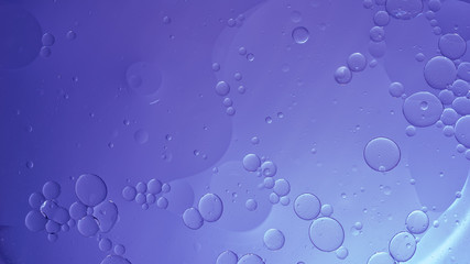 Abstract Blue water bubbles background