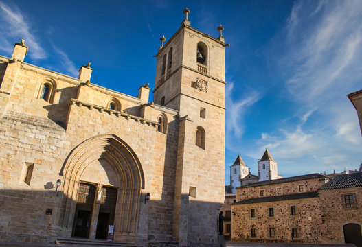 Concatedral de Santa Mar&iacute;a en C&aacute;ceres, Extremadura, Espa&ntilde;a