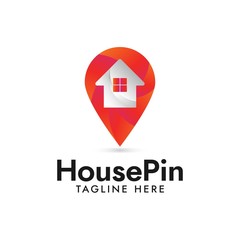 House pin location logo
