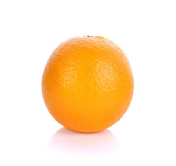 Orange fruit on white background