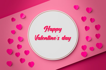card for valentines day with text happy valentines day