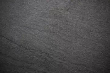 Zelfklevend Fotobehang Dark grey black slate background or texture. © jamroenjaiman