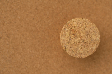 Fototapeta na wymiar Blank cork board brown texture with cork stopper background. Zero waste lifestyle. Natural materials.