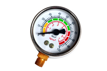 Compressor pressure meters
