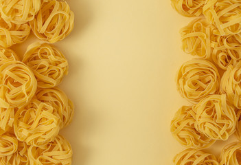 Pasta tagliatelle food pattern