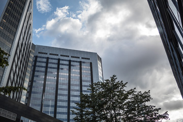 High buildings of amsterdam