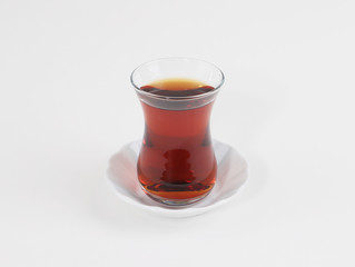 Glass of Turkish tea 