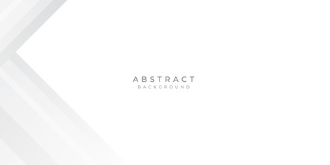 Obraz premium Modern Grey Silver White Line Abstract Background for Presentation Design Template. Suit for corporate, business, wedding, and beauty contest.