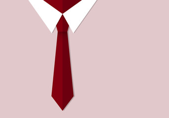 Business background with tie. Vector