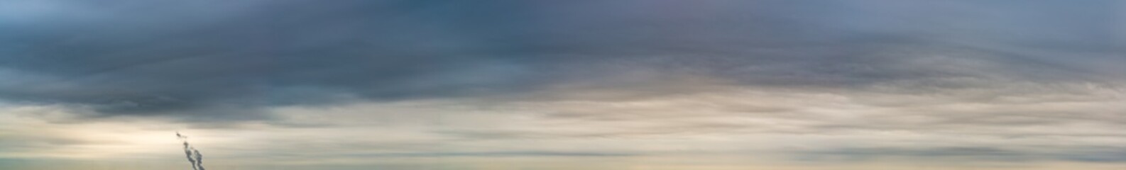 Fantastic clouds at sunrise