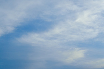 blue sky with white clouds