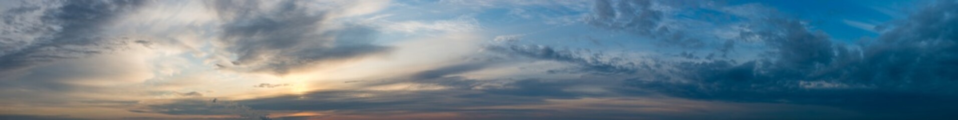 Fantastic clouds at sunrise