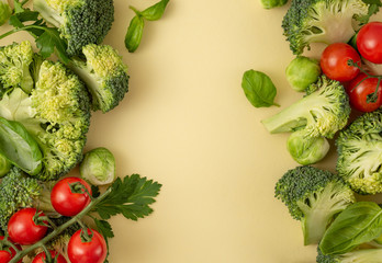 Pattern vegetables concept