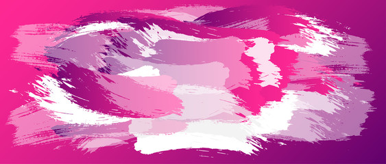 Obraz premium Bright background. Abstract luxury brush strokes with frame. vector texture