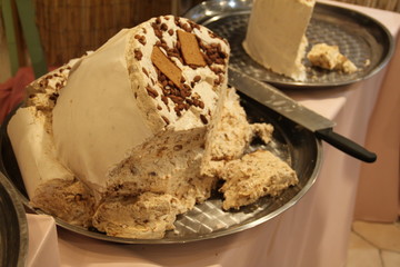 Pain de nougat marché de noël