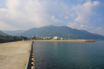 愛媛県大洲市　長浜緑地公園の風景