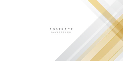 Obraz premium Modern Gold Yellow White Line Abstract Background for Presentation Design Template. Suit for corporate, business, wedding, and beauty contest.