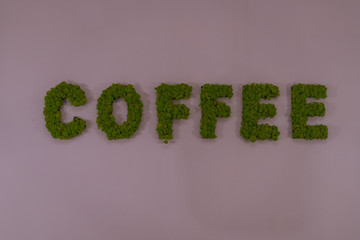 Kaffeschriftzug - coffee 