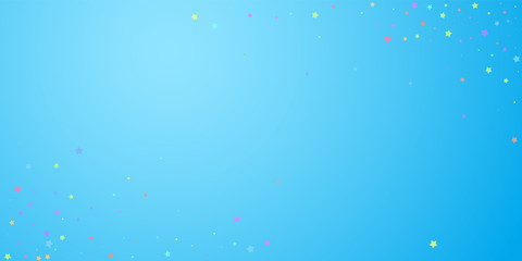 Festive confetti. Celebration stars. Colorful star